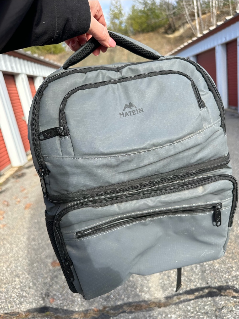 Lunch Cooler Double Layer Commuter Backpack holds 26 cans